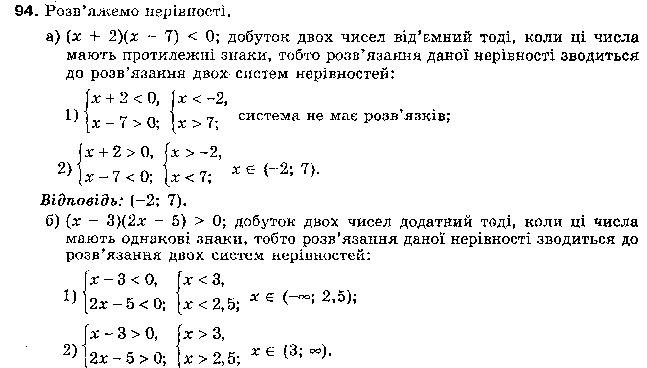 Розв`язок вправ та завдань до підручника 